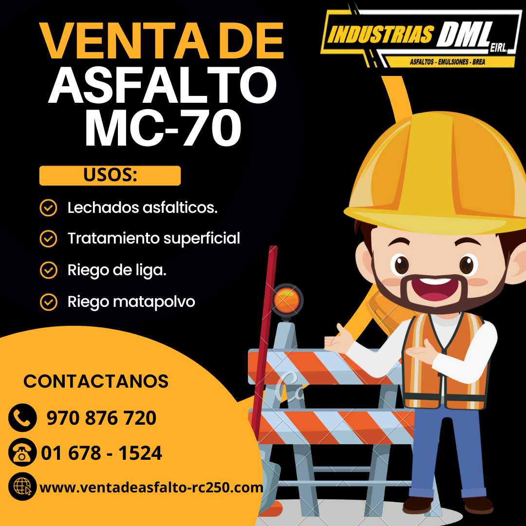 VENTA DE ASFALTO MC-70 